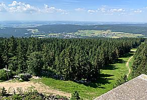 Blick vom Ochsenkopf (1024 m) (Foto: Hella Brückel)