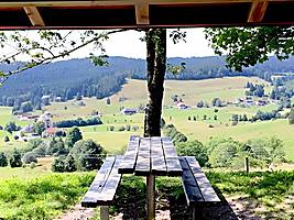 Blick von der Engländerhütte (Foto: Rosina Kaltenbach)